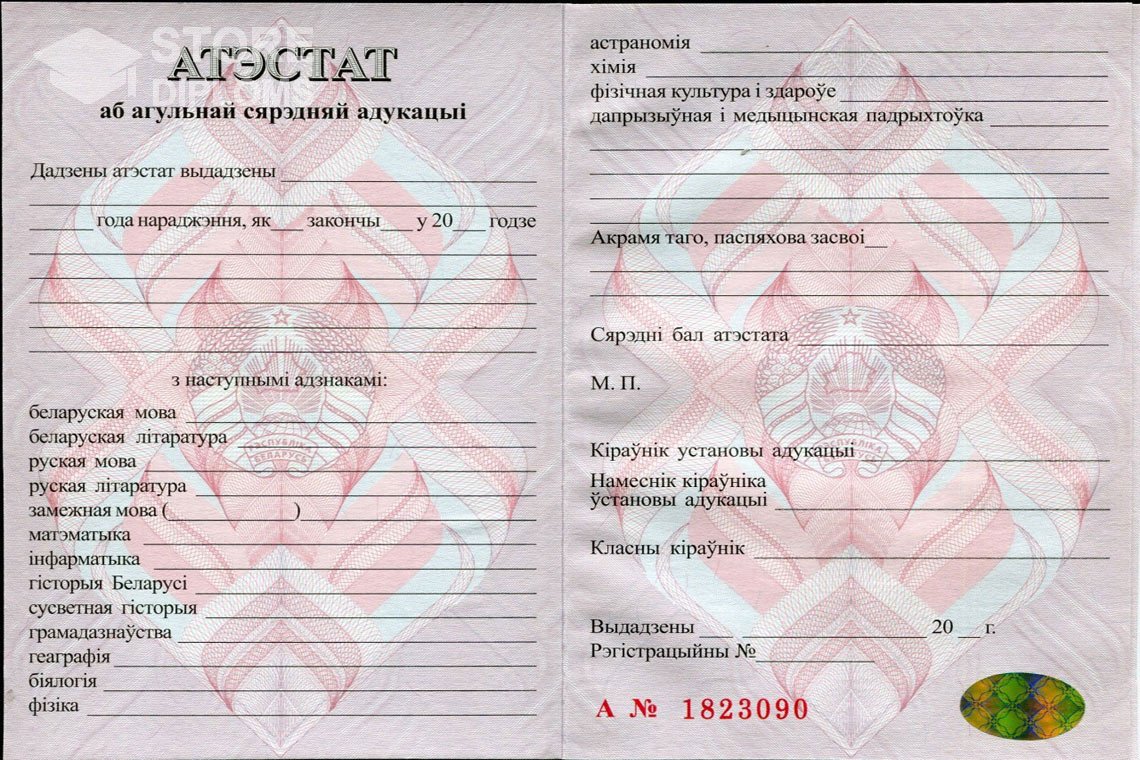 Аттестат за 11 класс Беларусь - Нижний Новгород